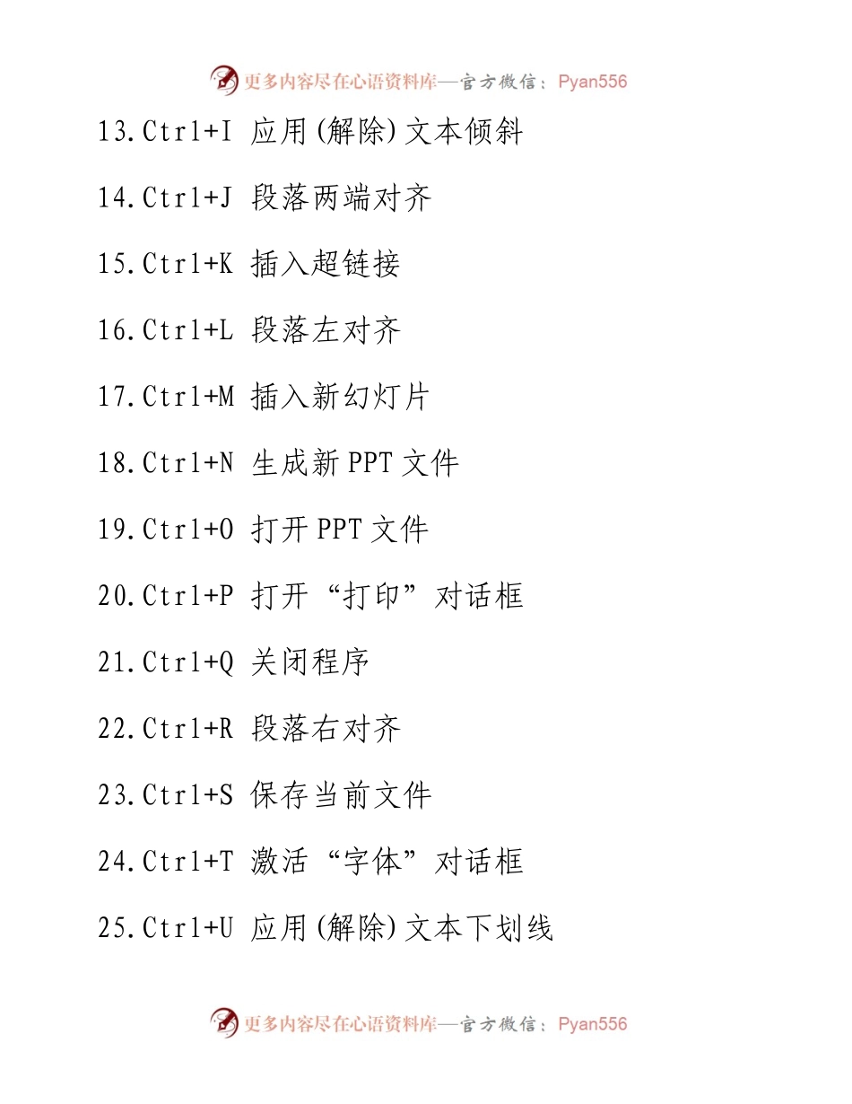 熟练掌握这83个PPT快捷键，让你的工作事半功倍！.docx_第2页