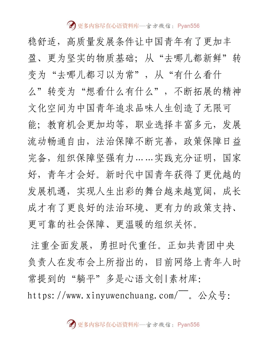 研讨发言再接再厉 为新时代的中国青年加油鼓劲.docx_第2页