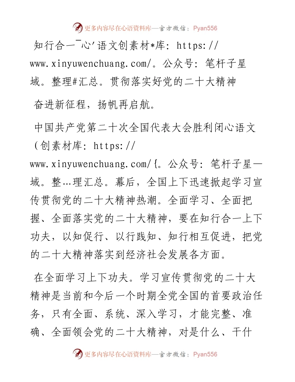 知行合一贯彻落实好党的二十大精神（1202）.docx_第1页