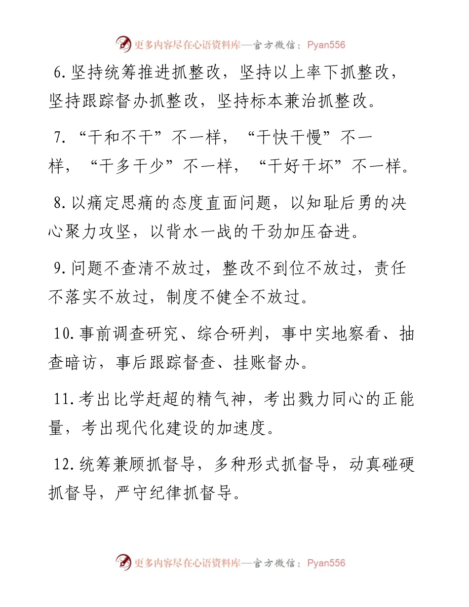 督查考核类排比句40例（9月25日）.docx_第2页