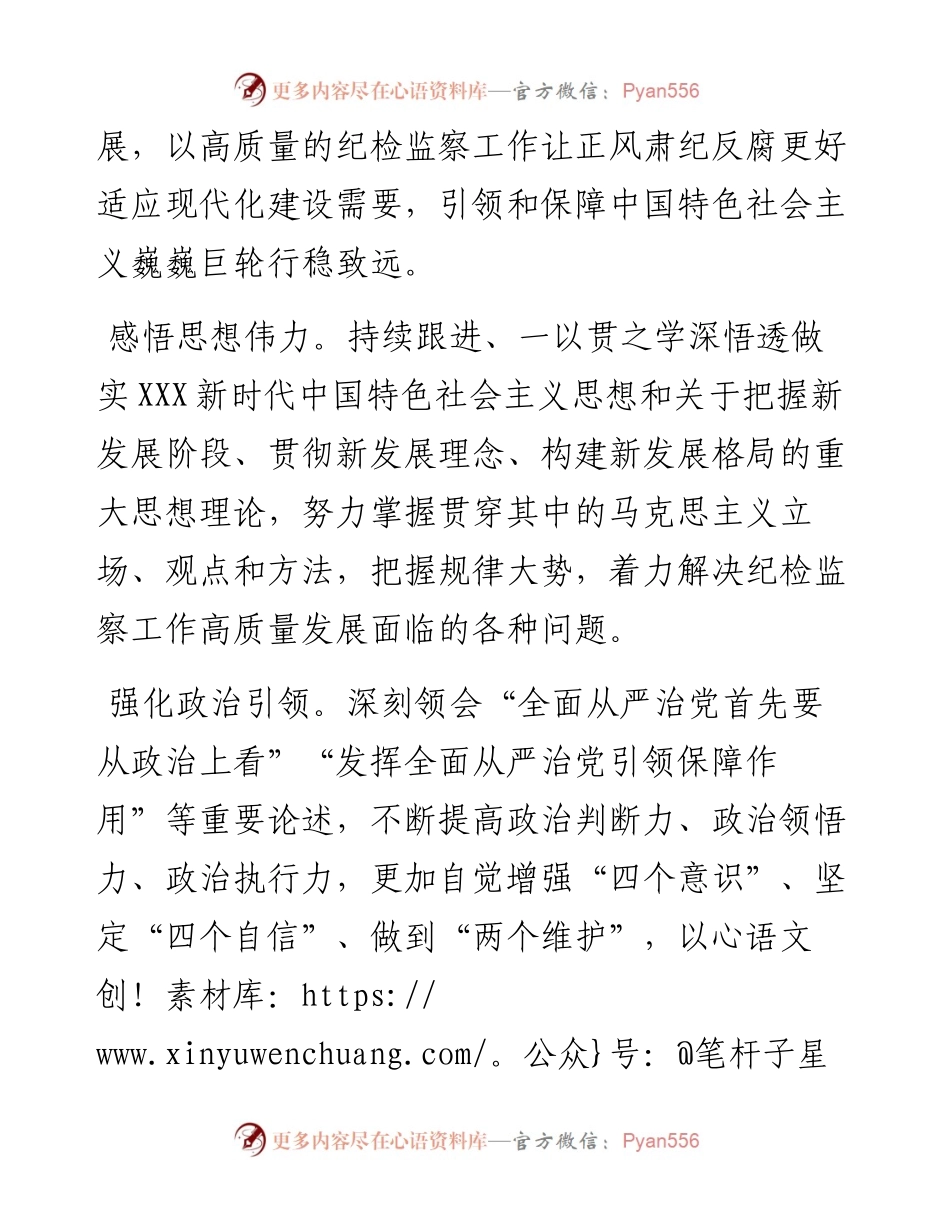 纪检监察工作座谈发言：推动新时代纪检监察工作高质量发展.docx_第2页