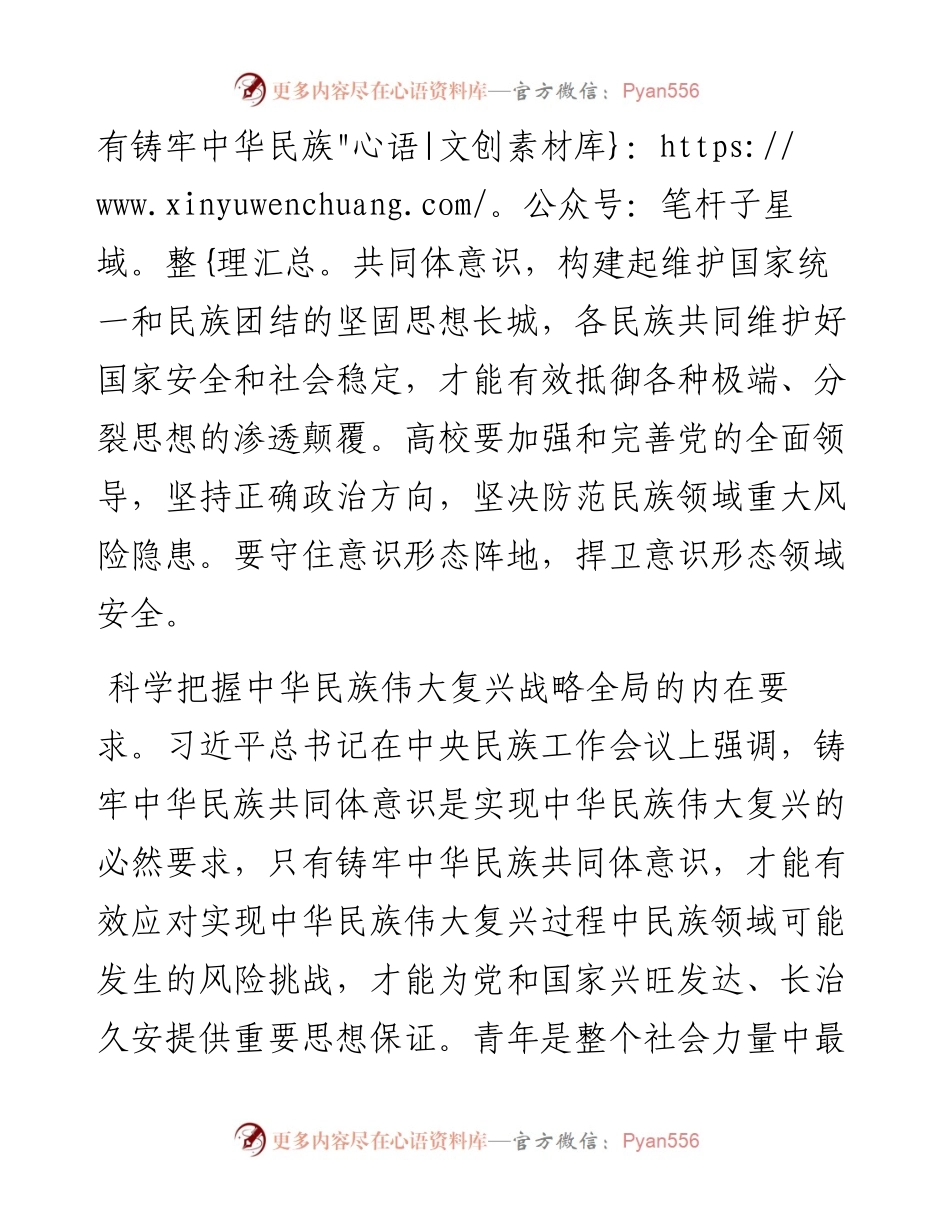 民族工作表态发言：围绕立德树人根本任务 铸牢中华民族共同体意识（民族大学党委书记）.docx_第2页