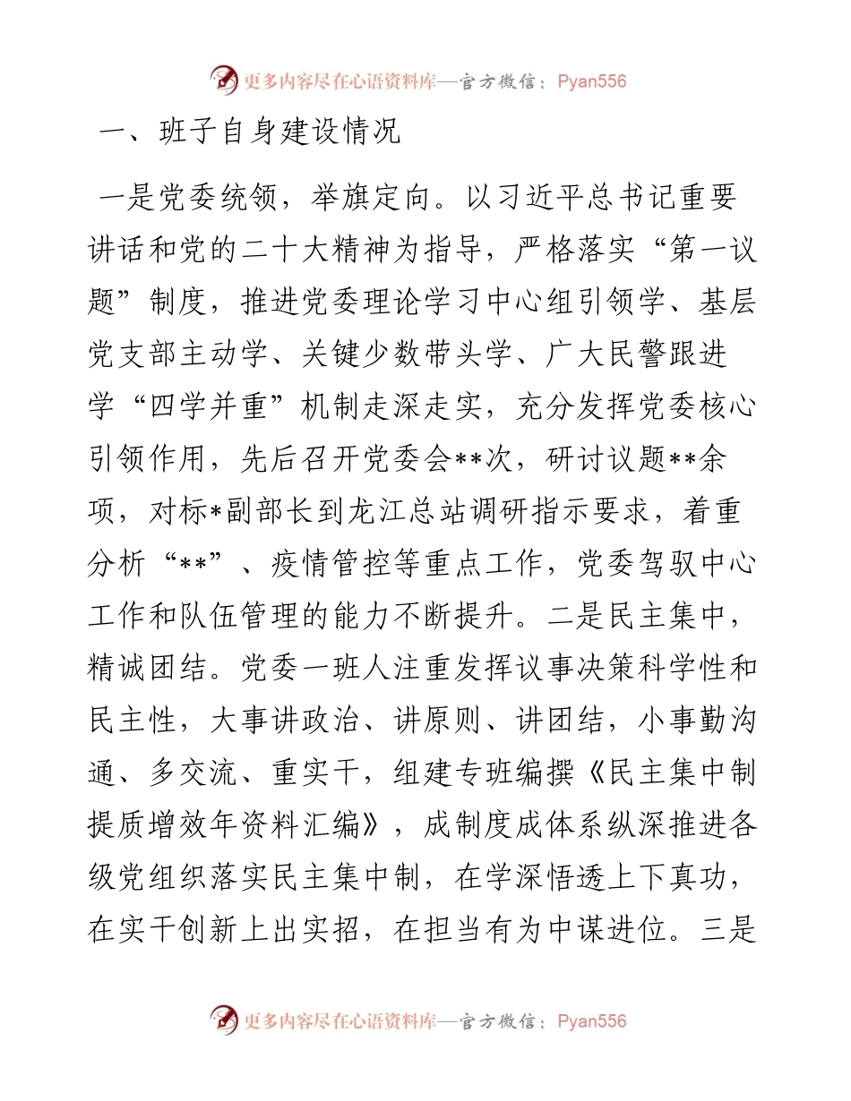 某公安大队党委述职述廉报告.docx_第2页