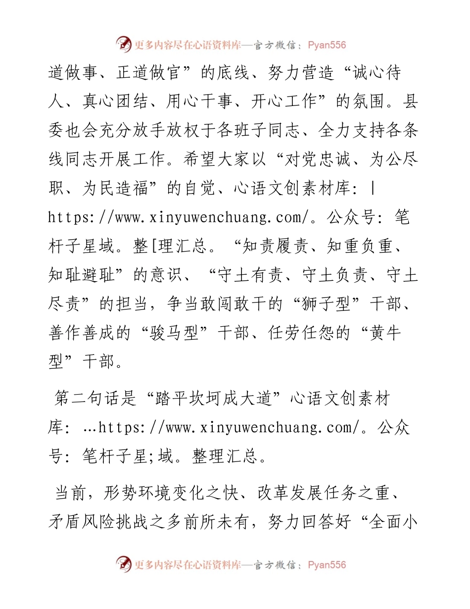 新任县委书记任职表态讲话.docx_第2页