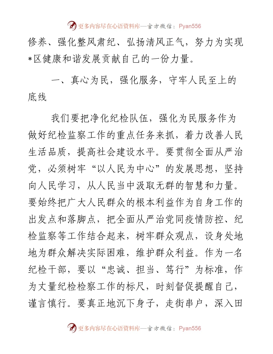 某区纪委书记廉政党课发言材料：激浊扬清正风纪　勇毅笃行显担当(1).docx_第2页