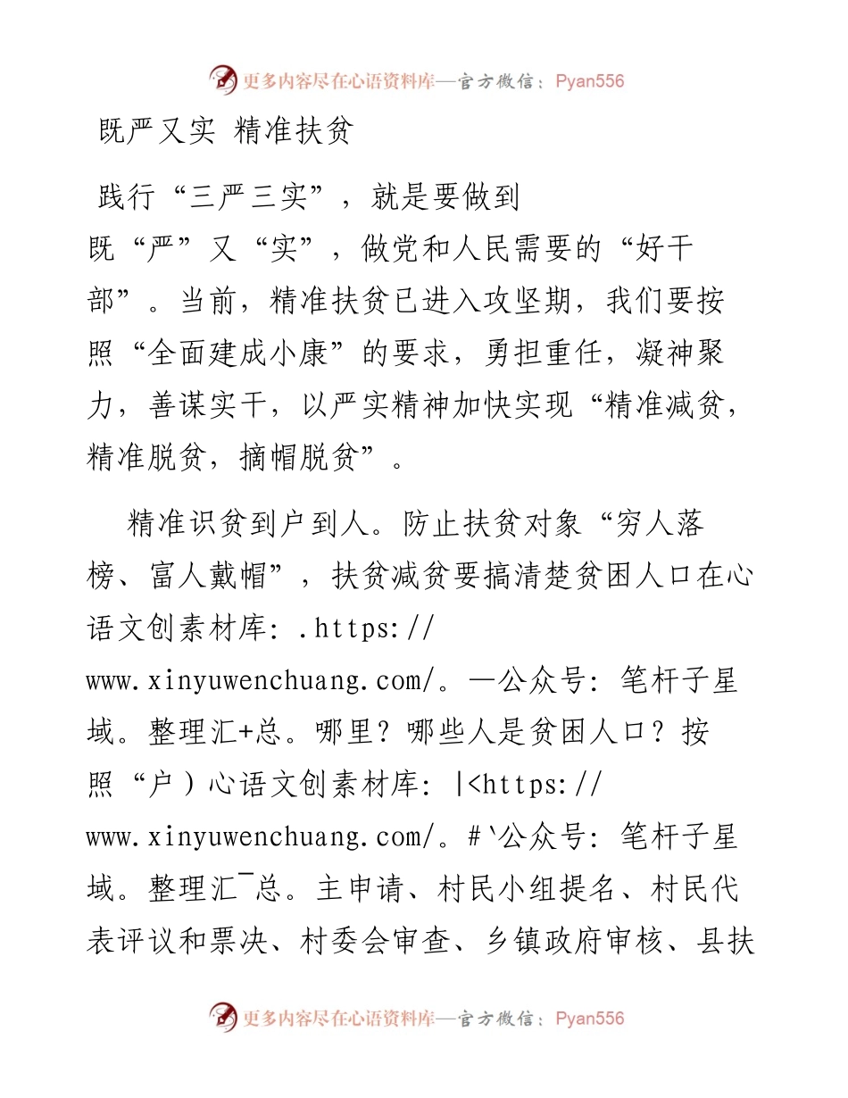 既严又实 精准扶贫.docx_第1页