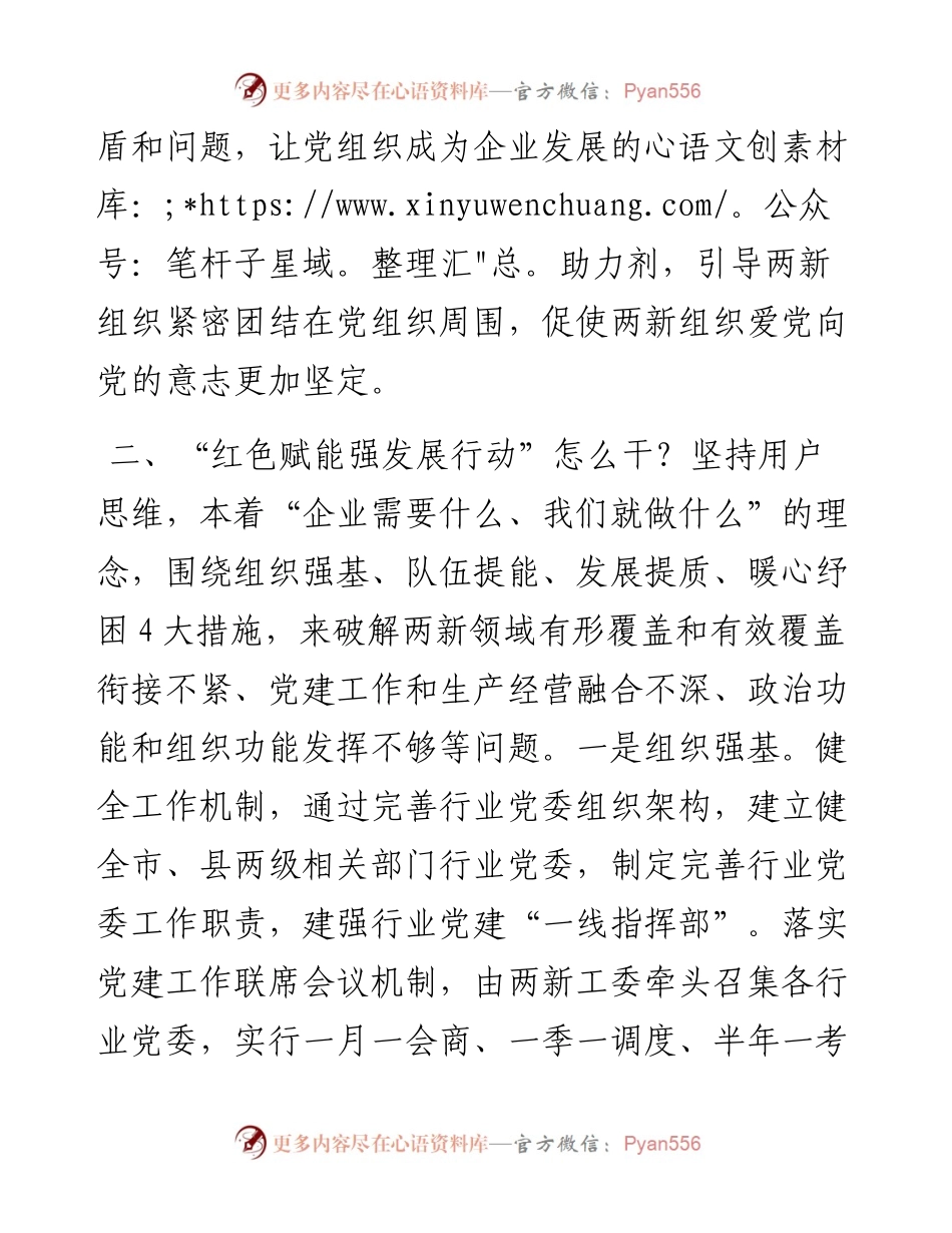 红色赋能强发展行动发言材料.docx_第2页