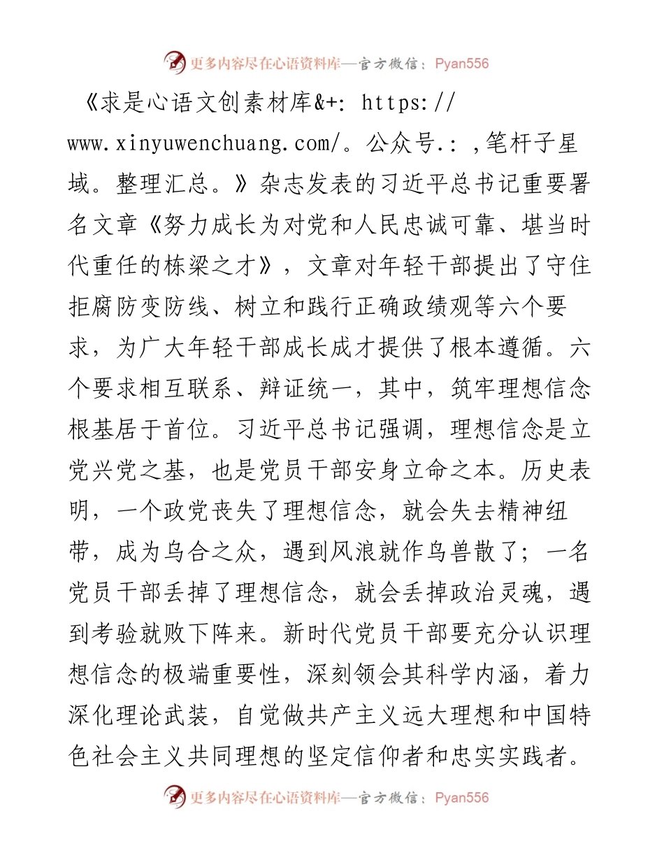 研讨发言：筑牢理想信念 自觉做新思想的坚定信仰者和忠实实践者.docx_第1页