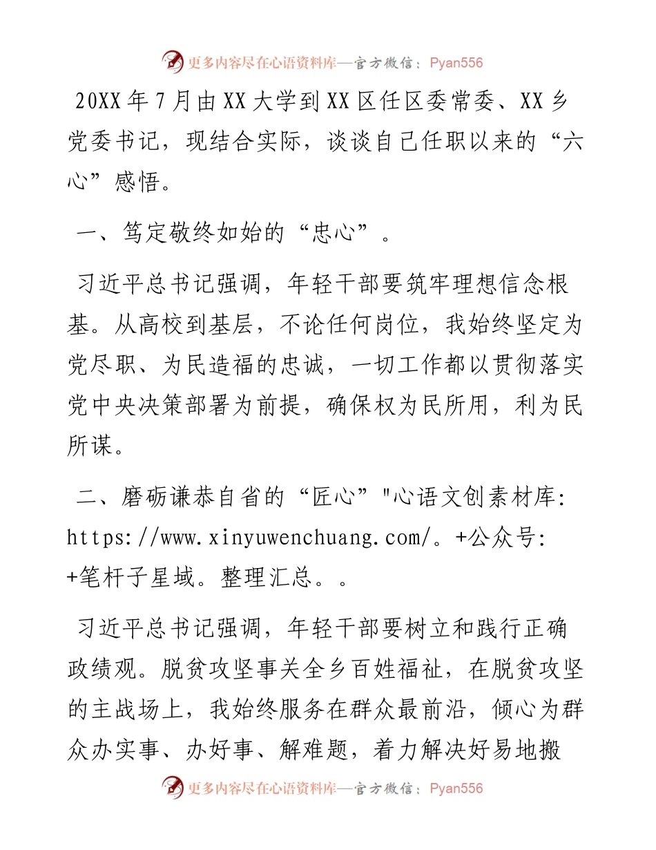 用忠诚扛起使命 用行动诠释担当（乡党委书记）.docx_第1页