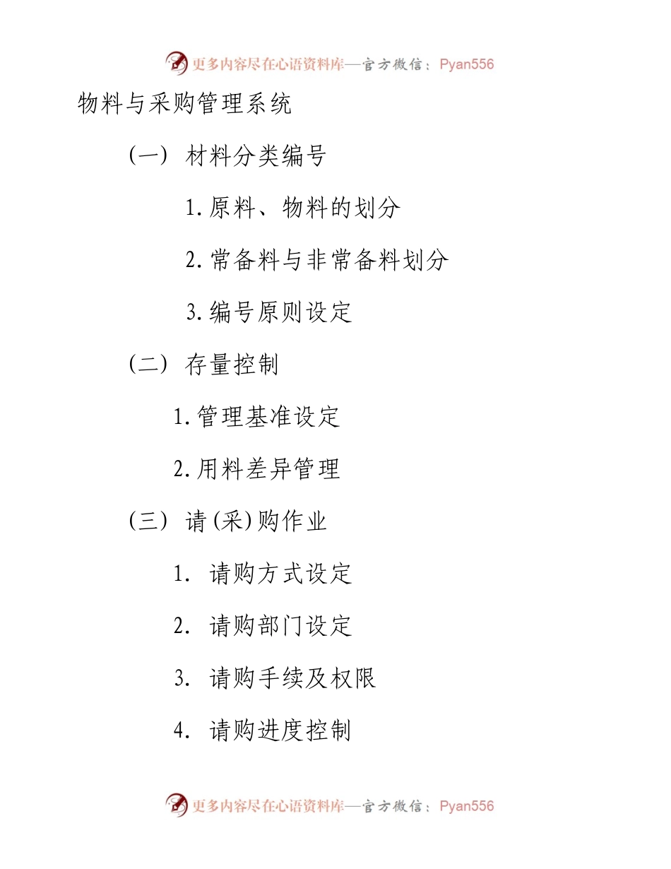 物料与采购管理系统.docx_第1页