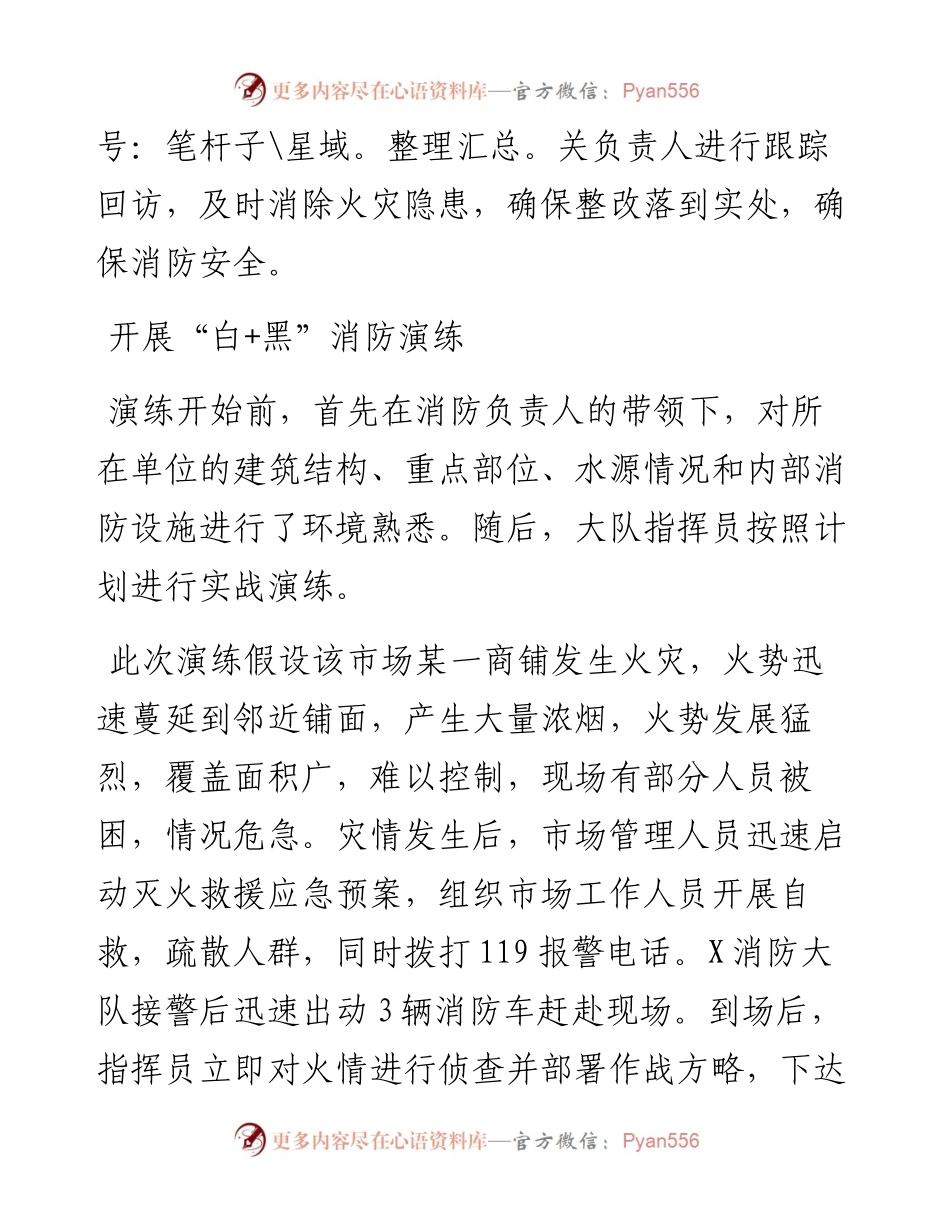 消防大队开展农贸市场消防安全工作情况.docx_第2页