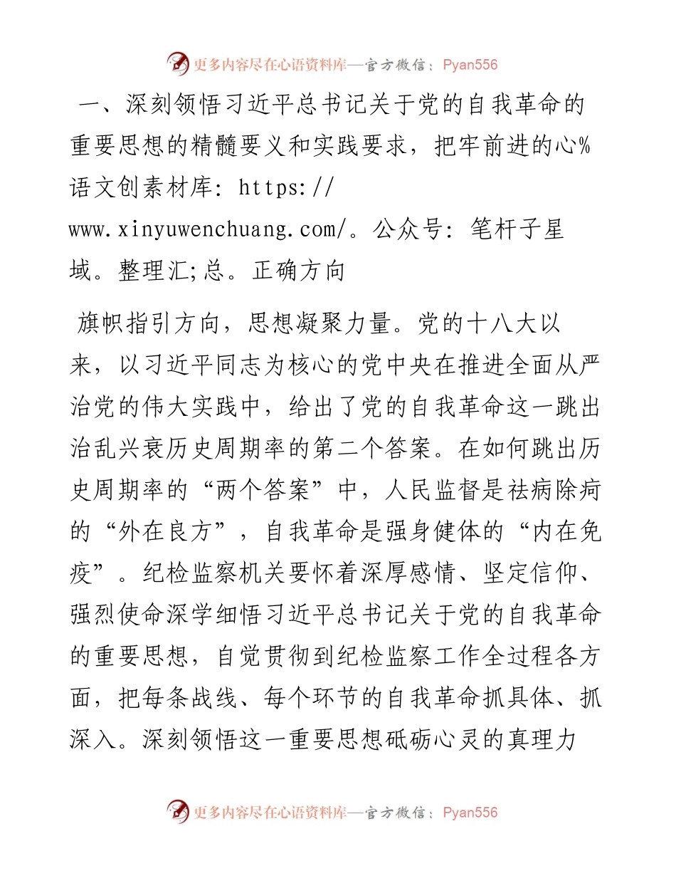 纪委书记在纪检监察机关党支部全体党员大会上的纪律党课讲稿.docx_第2页