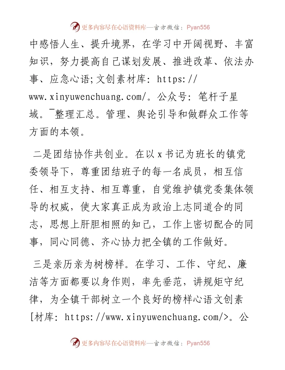 新提拔镇长就任表态发言.docx_第2页