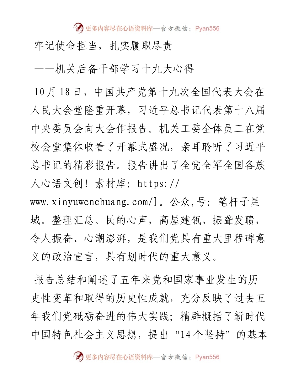 牢记使命担当，扎实履职尽责.docx_第1页
