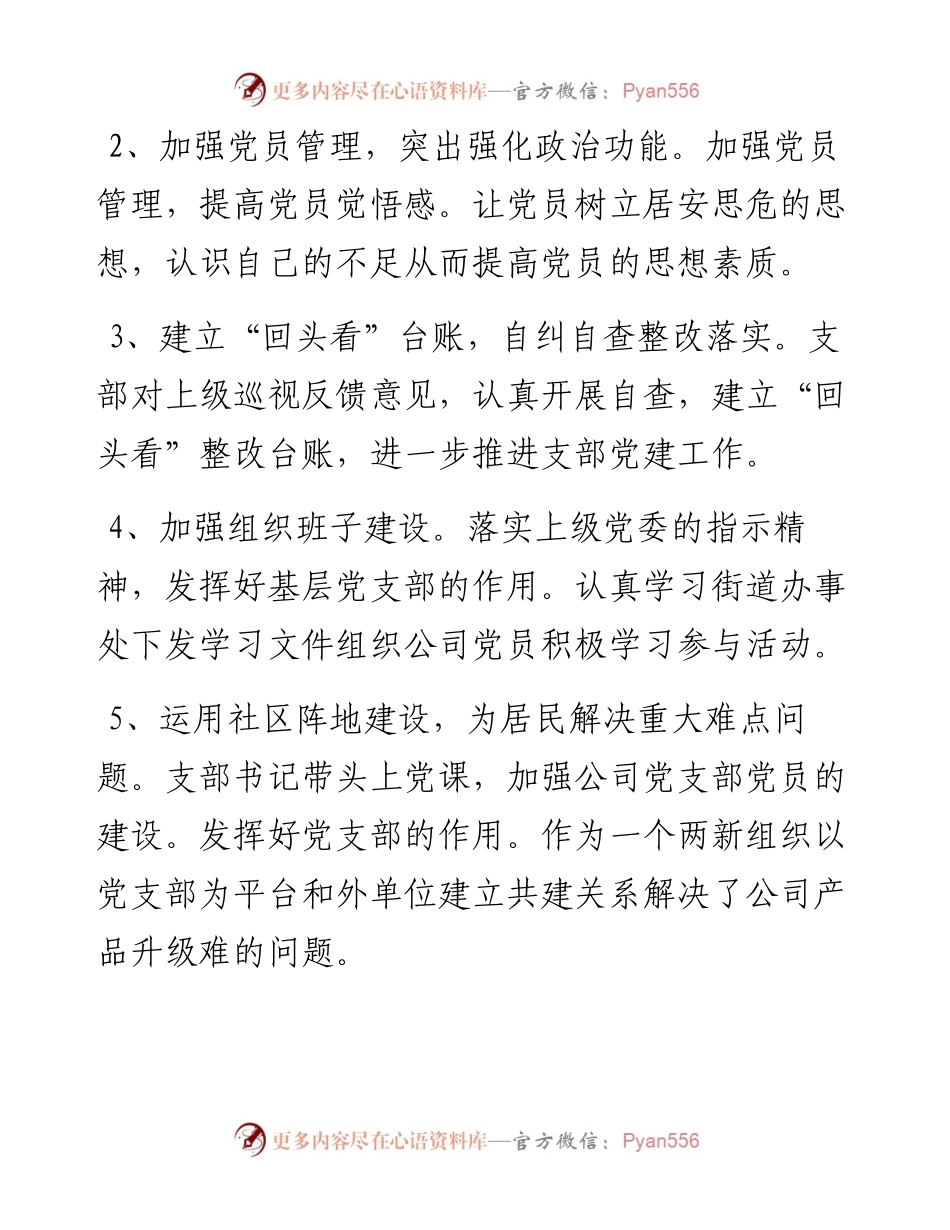科技有限公司党支部书记抓基层党建工作述职报告(1).docx_第2页