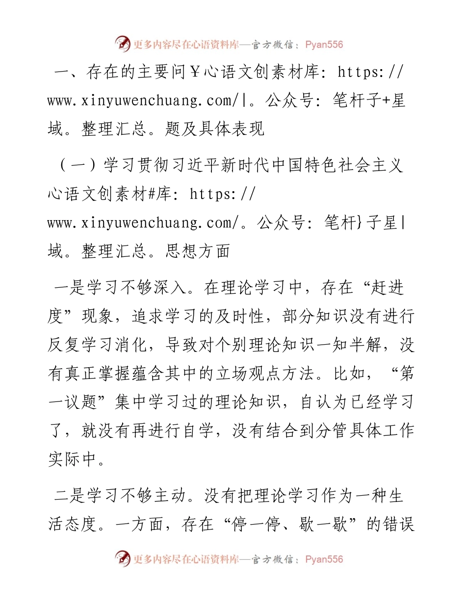某区委副书记、区长2023年度专题民主生活会个人对照检视剖析发言提纲.docx_第2页
