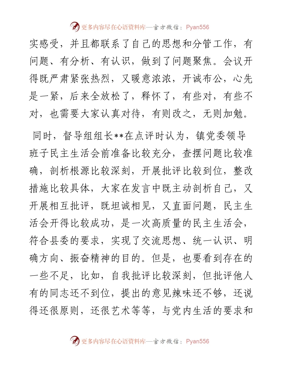 民主生活会表态发言.docx_第2页