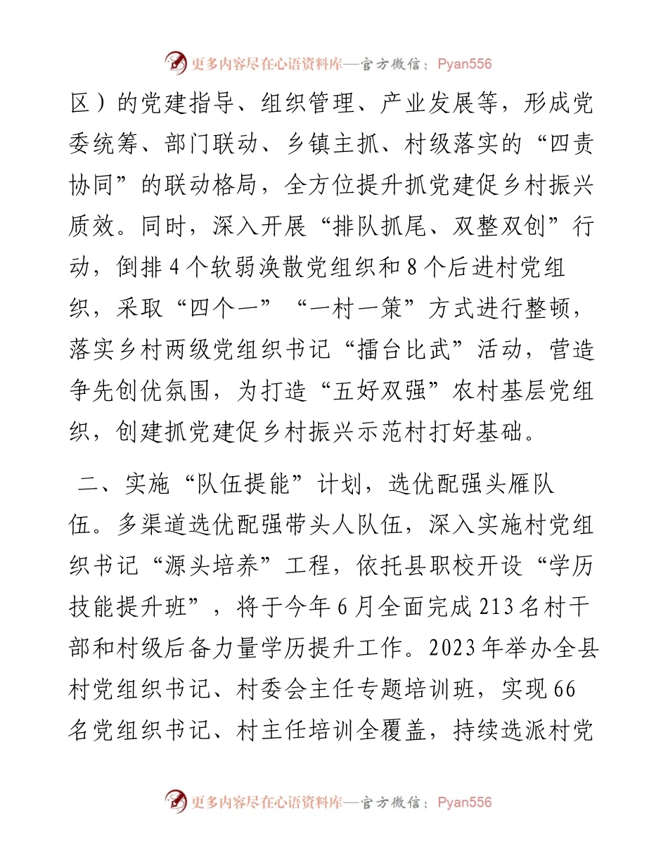 经验交流：实施“五项计划”助推抓党建促乡村振兴.docx_第2页