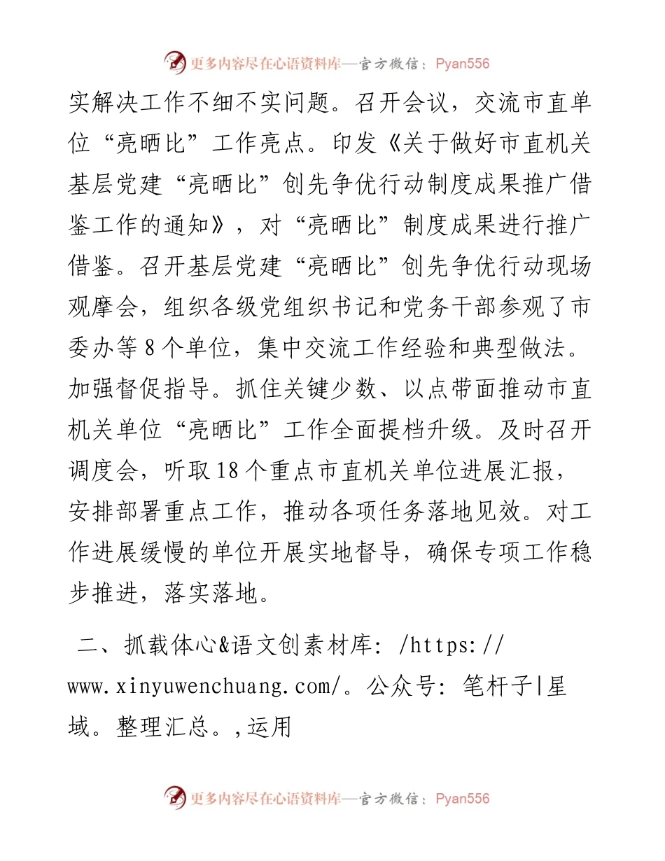经验交流：以“亮晒比”推动党建工作提质增效.docx_第2页