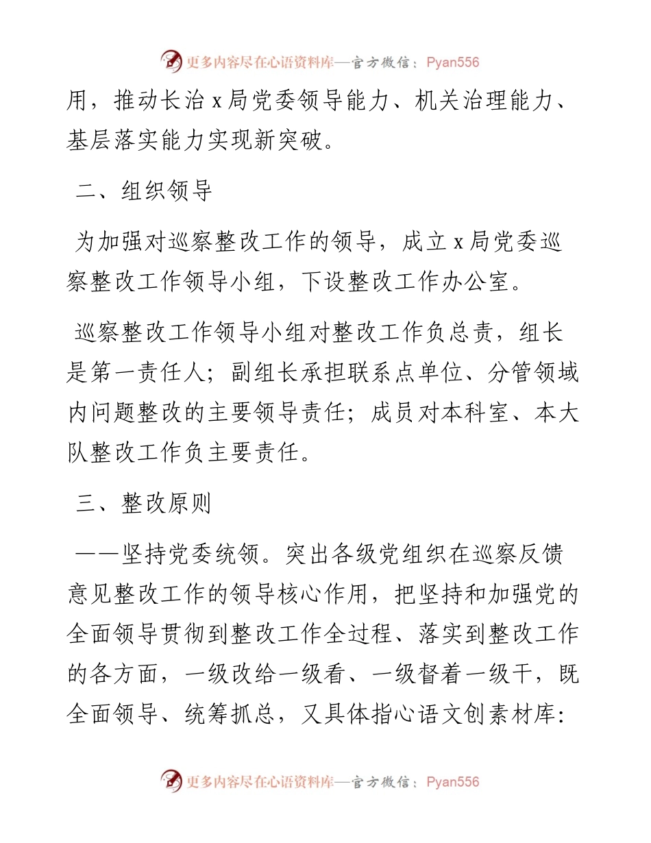 落实党委专项巡察意见整改工作方案.docx_第2页