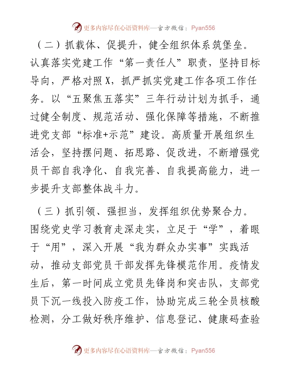 部门抓基层党建工作述职报告.docx_第2页