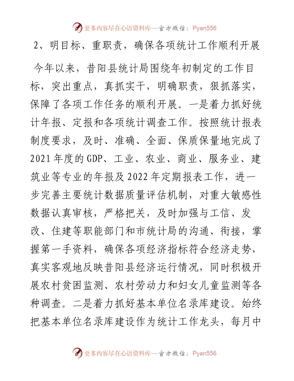 统计局全年工作总结2023年工作计划.docx_第2页