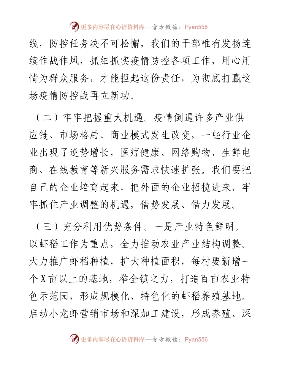 镇委副书记、镇长在全镇工作会议上的讲话.docx_第2页