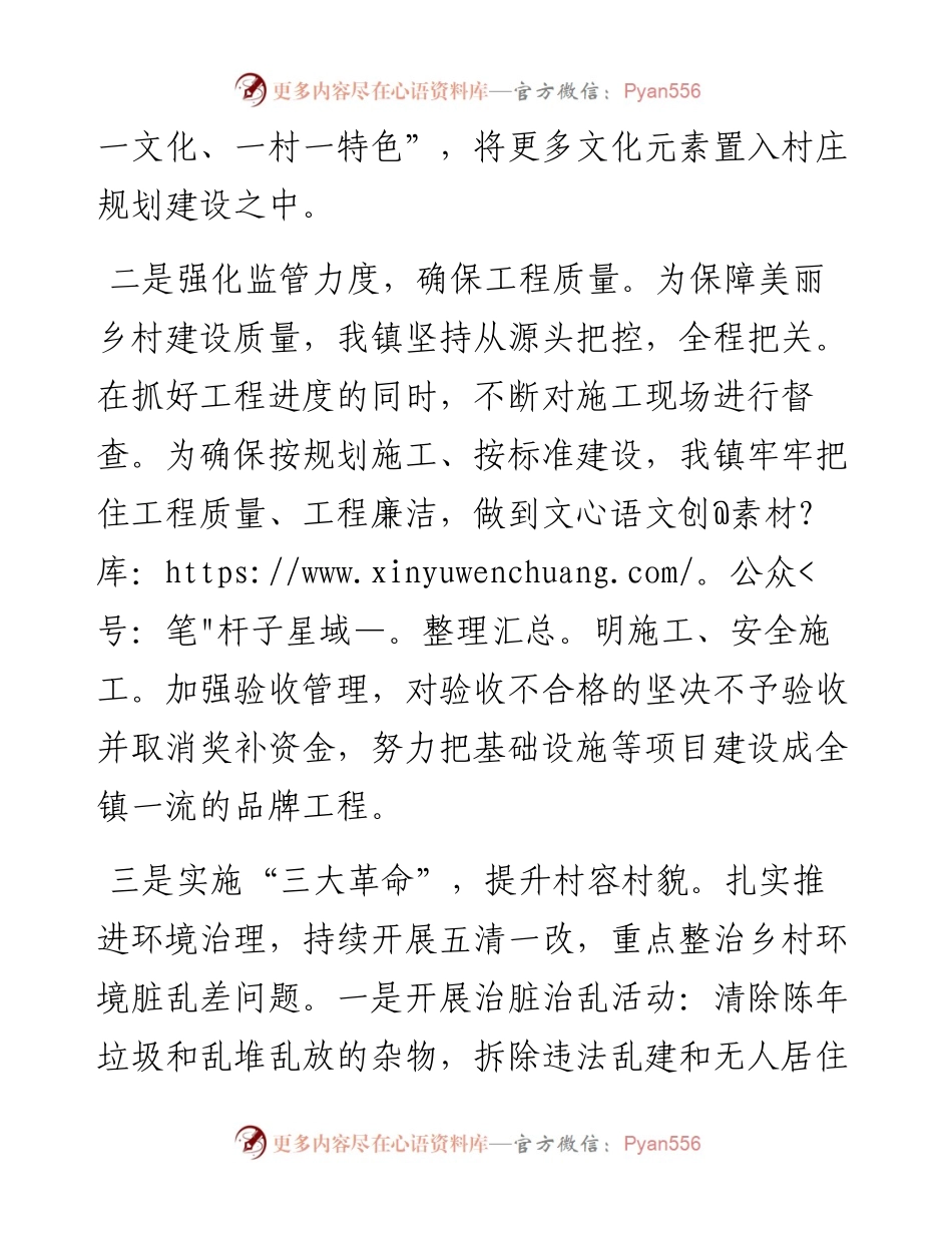 美丽乡村建设发言材料.docx_第2页