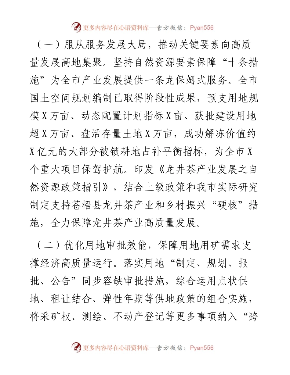 自然资源局长在年度经济会议上的发言提纲.docx_第2页