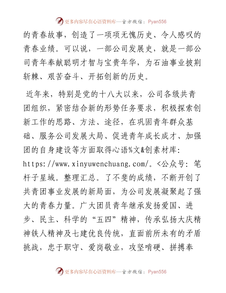 范文系列577中油七建副总经理杨忠：在第七次团代会上的讲话.docx_第2页