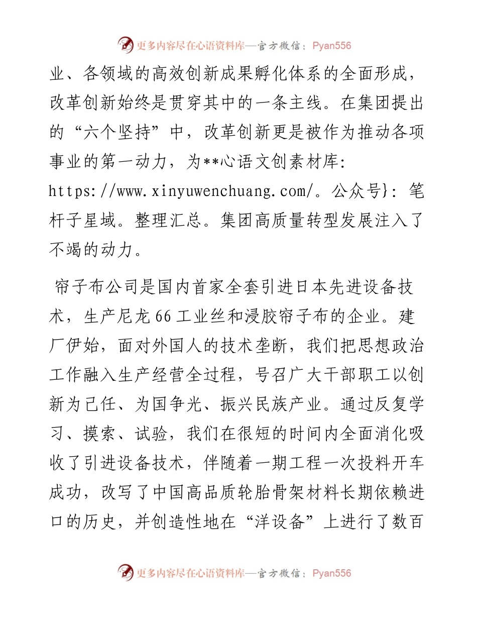 范文系列2072帘子布发展公司党委书记买智勇：在集团思想政治工作（视频）会议上的发言.docx_第2页