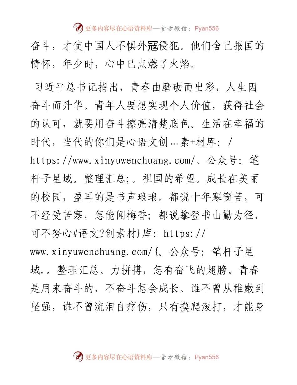 范文系列3684五四致辞.docx_第2页