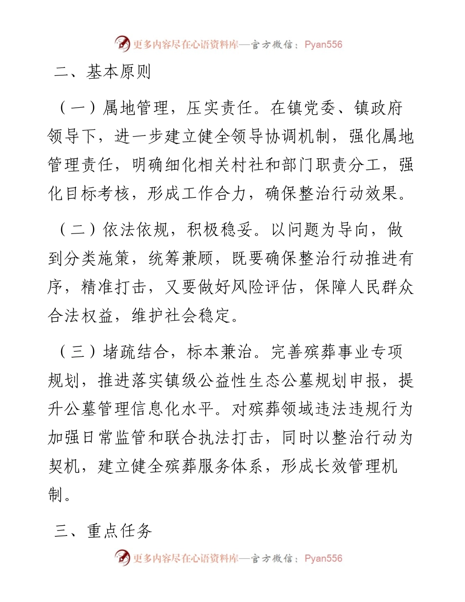镇殡葬整治行动方案.docx_第2页