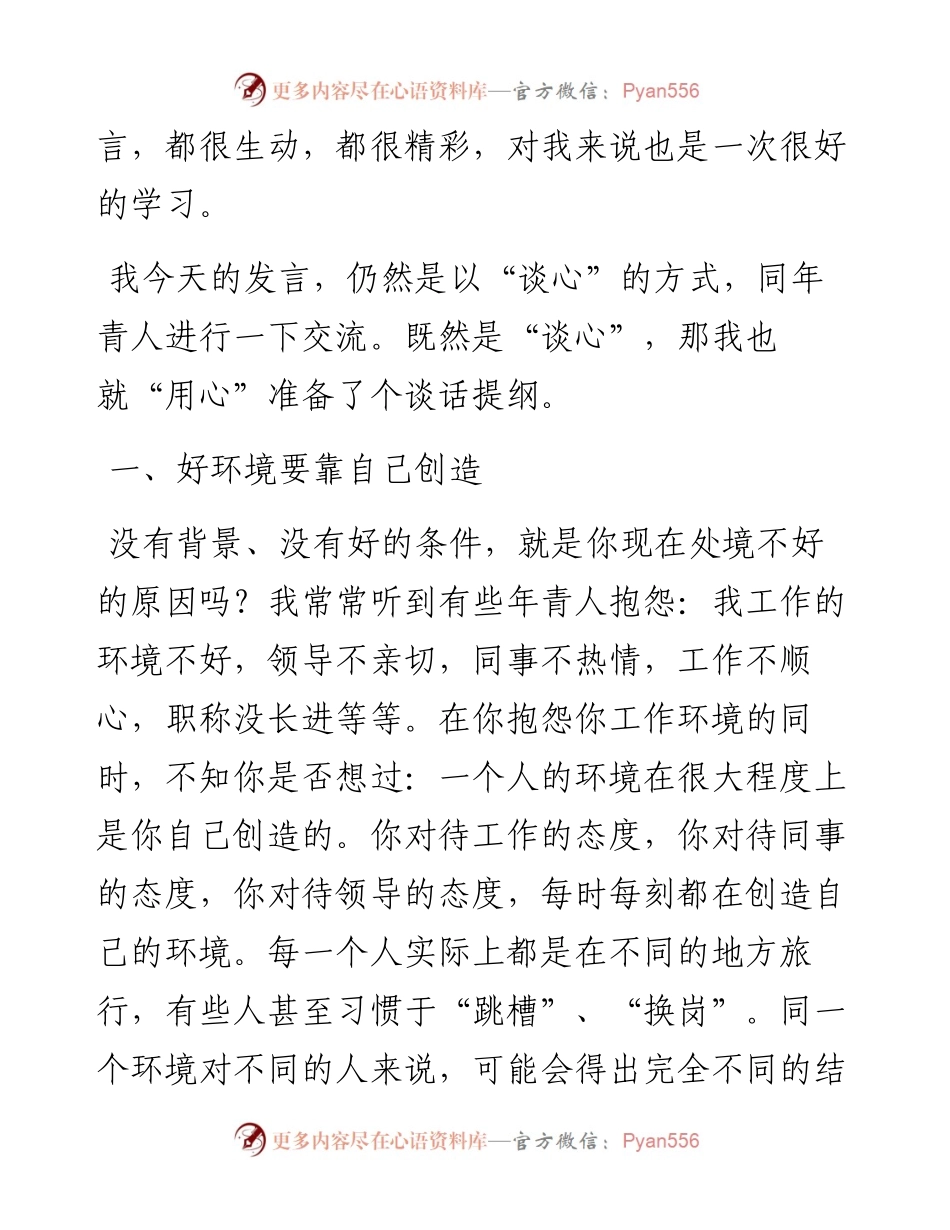 范文系列4048中国石油和化学工业联合会会长李寿生：在石化联合会系统青年代表座谈会上的讲话.docx_第2页