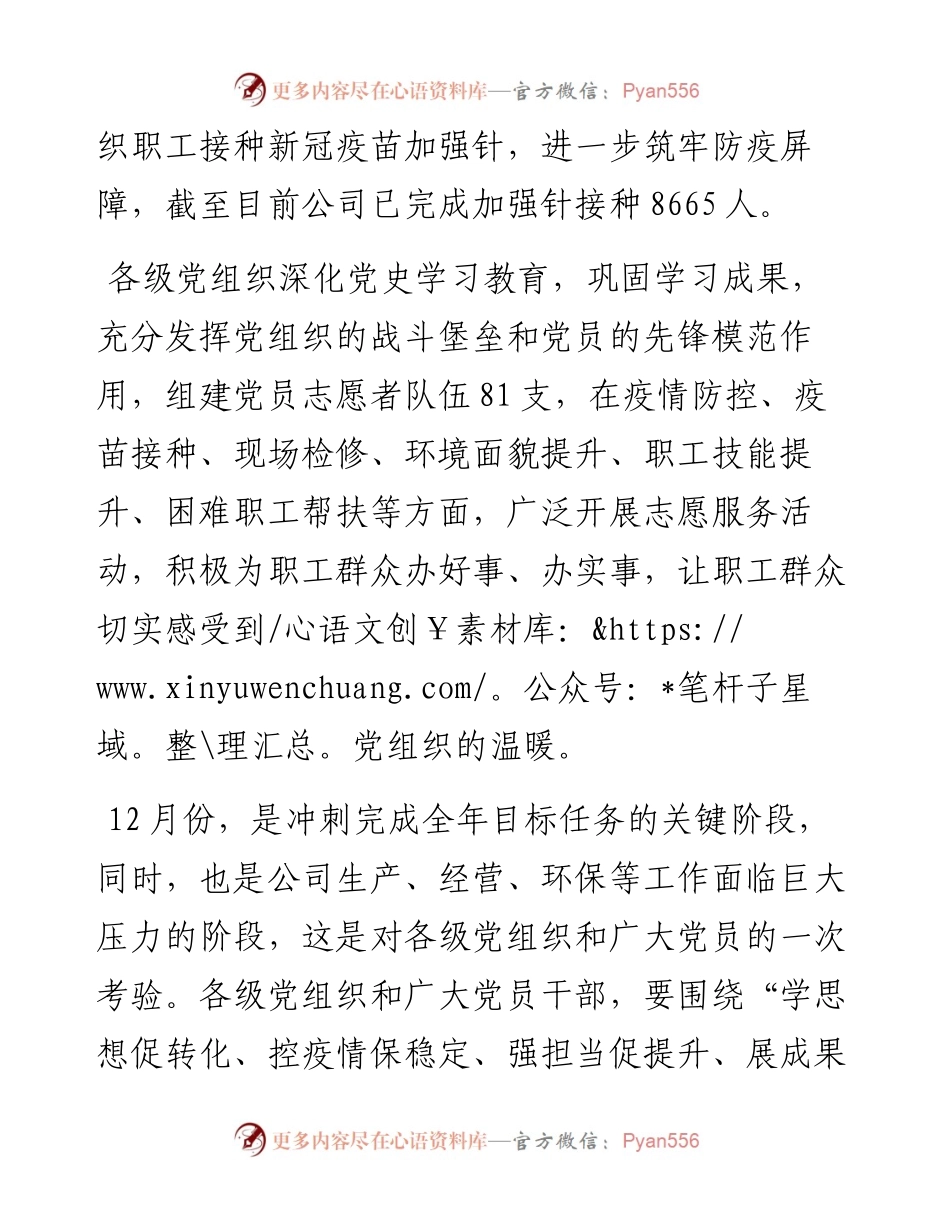 范文系列3029新天铁党委书记李维建：在12月份行政例会上的讲话.docx_第2页