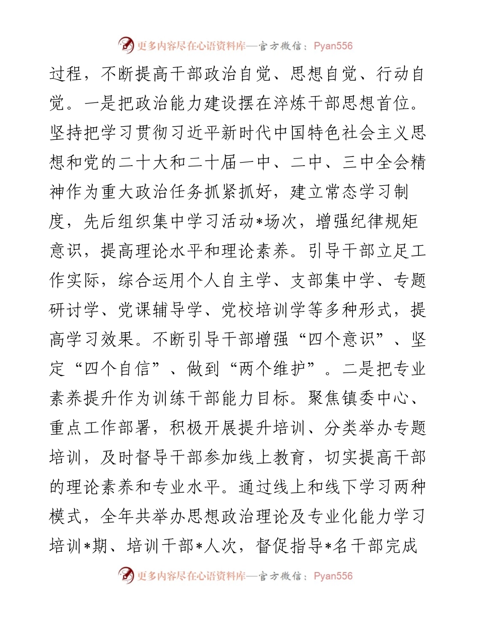 镇党委关于干部选拔任用工作情况的报告.docx_第2页