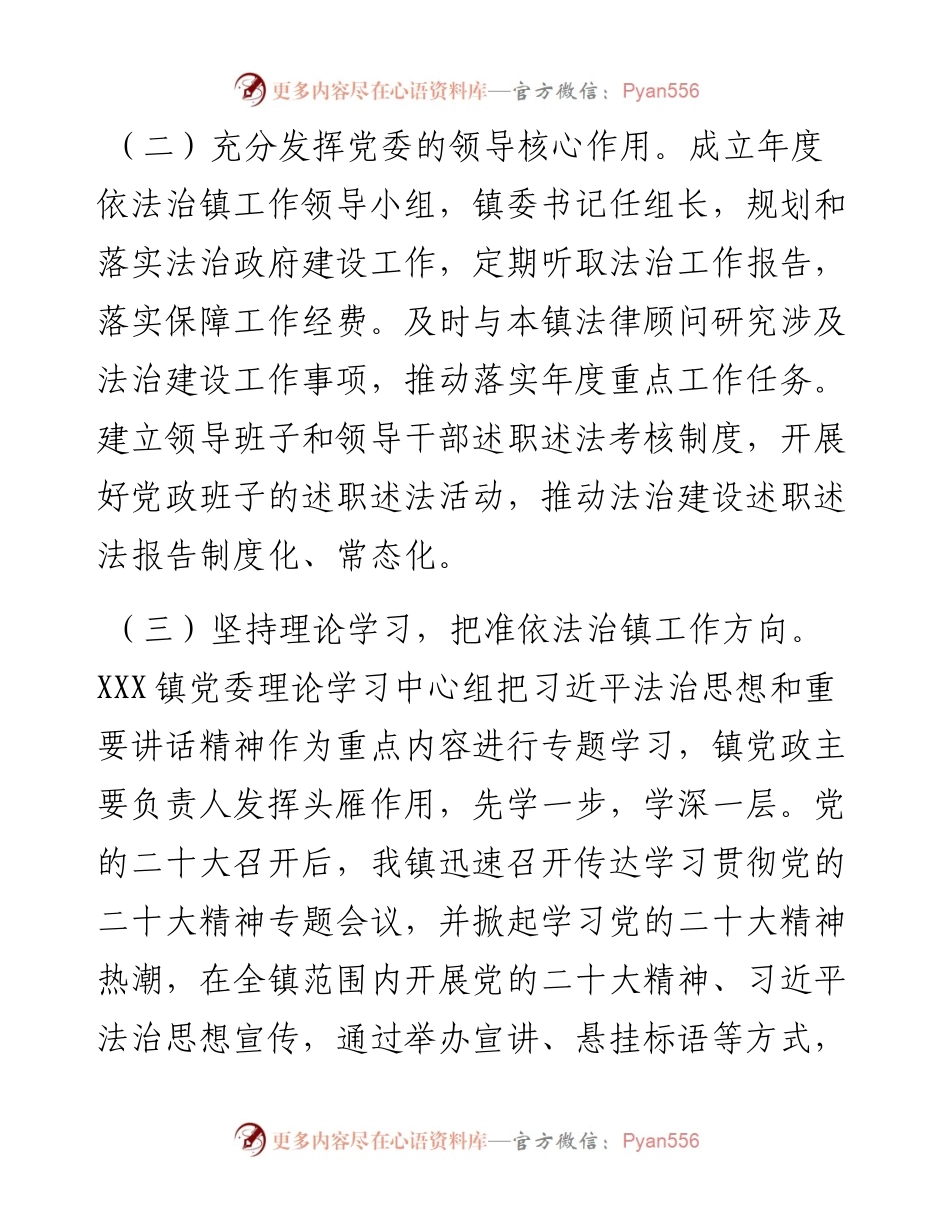 镇法治政府建设年度报告.docx_第2页