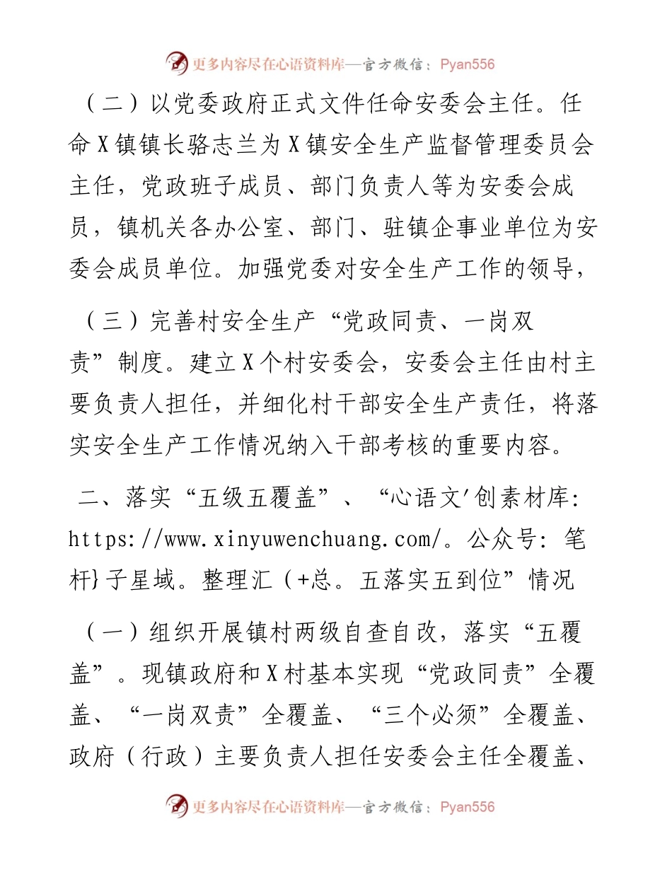 镇安全生产问题整改情况汇报.docx_第2页