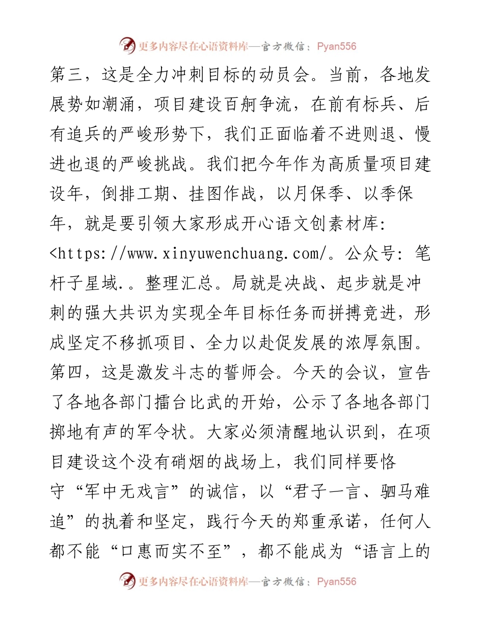 高质量项目建设年动员大会上的讲话.docx_第2页