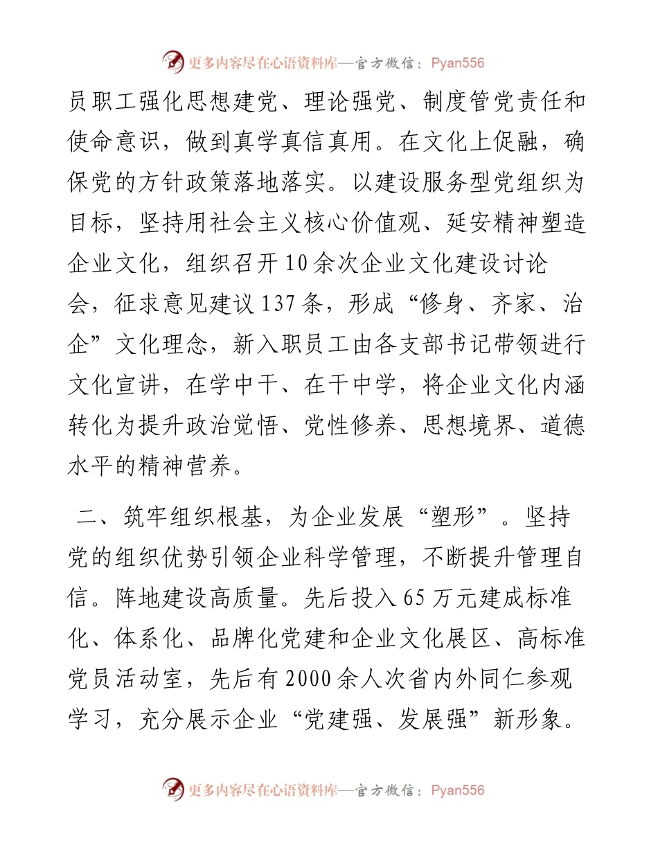 非公企业党建典型经验材料.docx_第2页