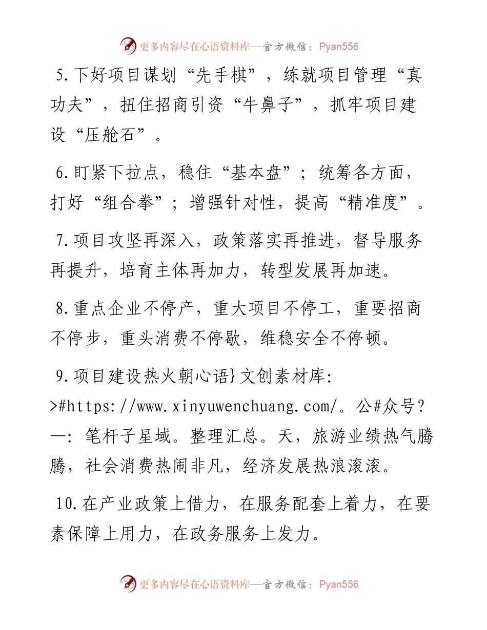 项目建设类排比句40例（11月16日）.docx_第2页