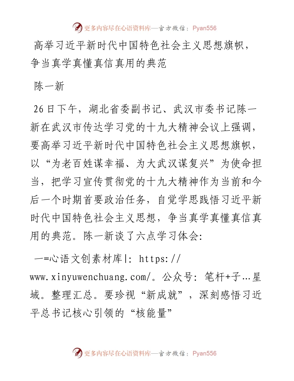 高举习近平新时代中国特色社会主义思想旗帜，争当真学真懂真信真用的典范.docx_第1页