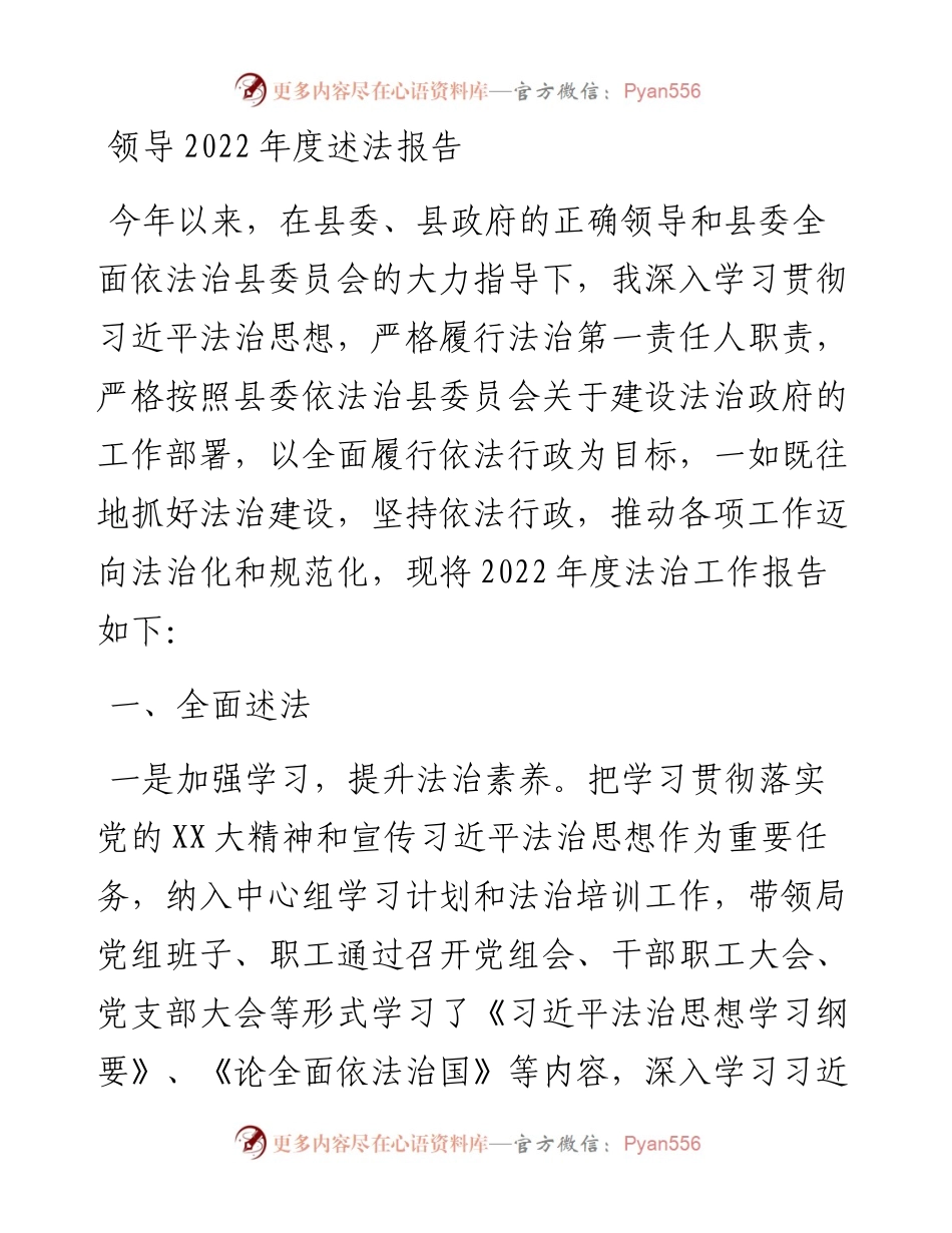 领导度述法报告.docx_第1页