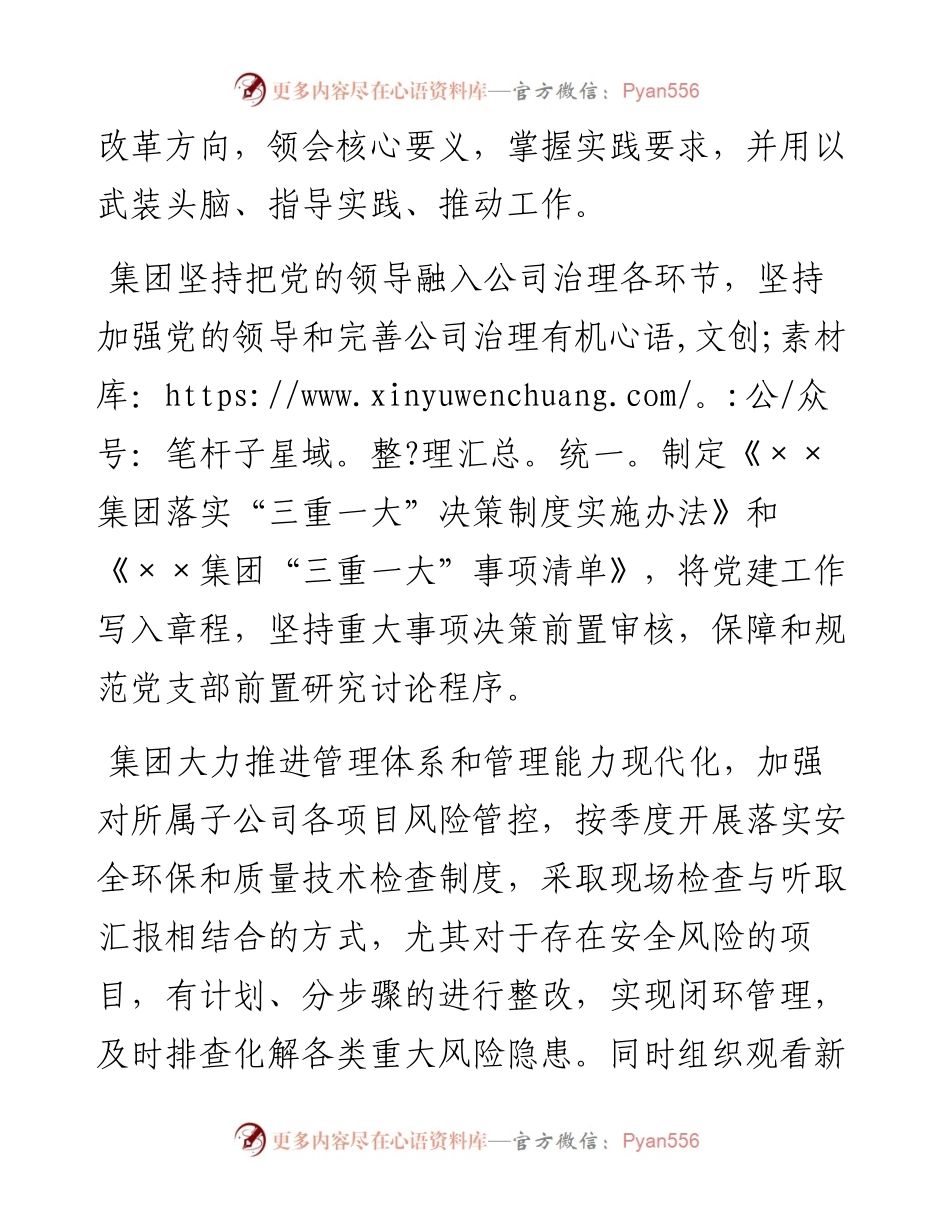 集团关于国企改革三年行动专题报告.docx_第2页