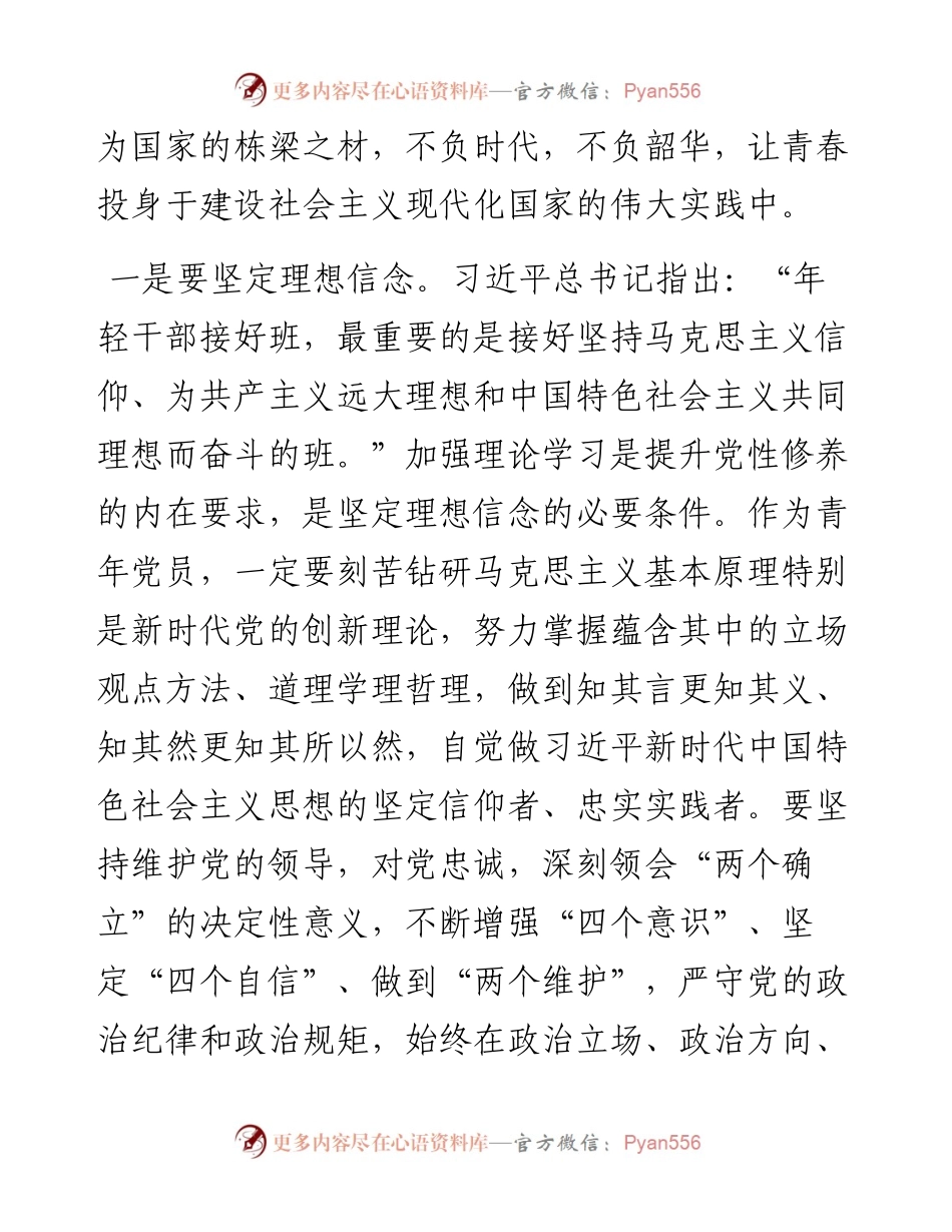 青年党员：努力成长为国家的栋梁之材.docx_第2页