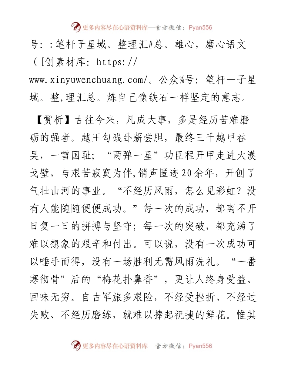 风餐露宿宁非苦，且试平生铁石心.docx_第2页