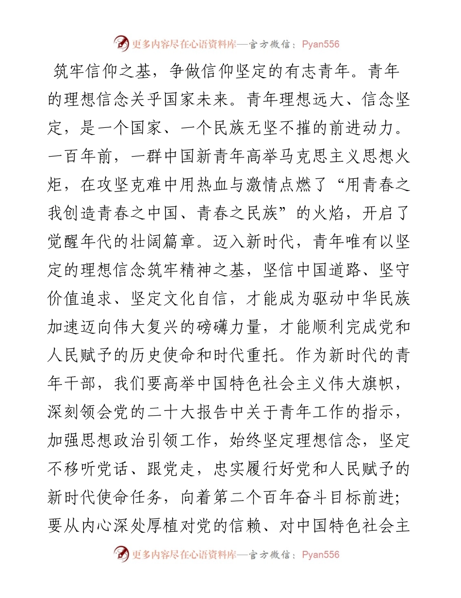 青年干部学习二十大心得：在实现中国梦的生动实践中放飞青春梦想(1).docx_第2页