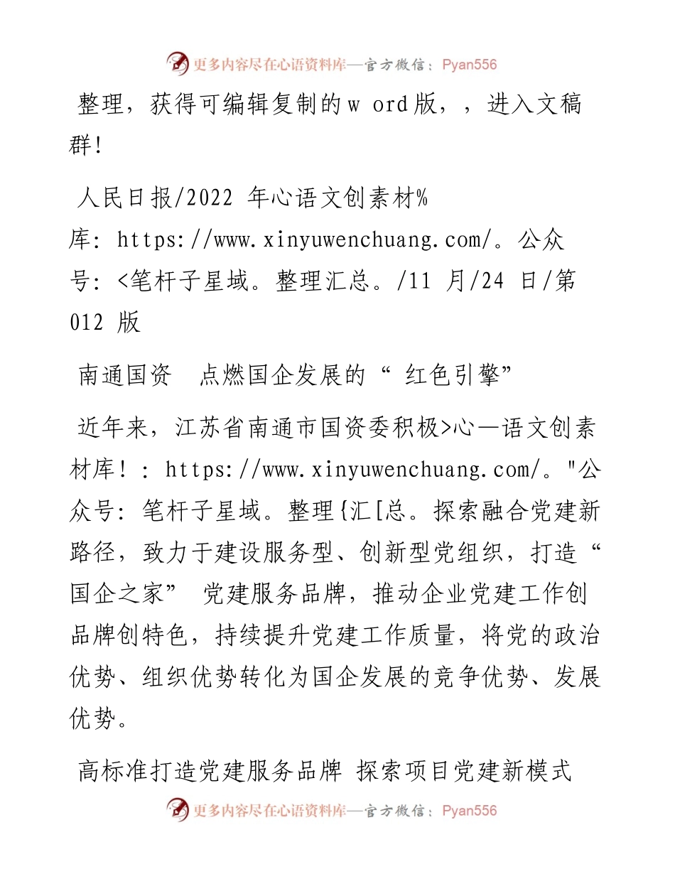 .11.24：南通国资点燃国企发展的红色引擎.docx_第1页