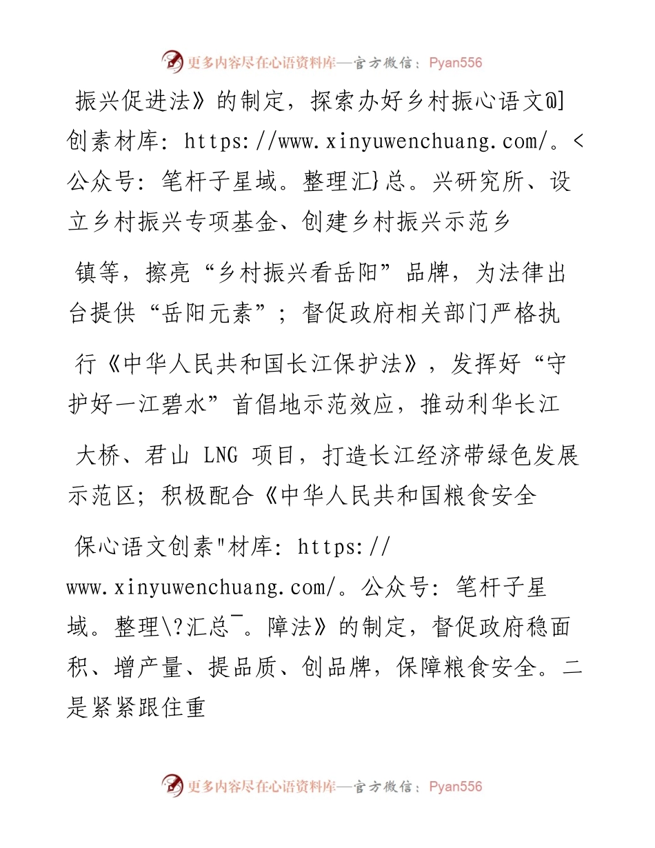 .02.03市人大常委会副主任赵岳平：落实大会精神助力乡村振兴——如椽巨笔1公众号整理.docx_第2页