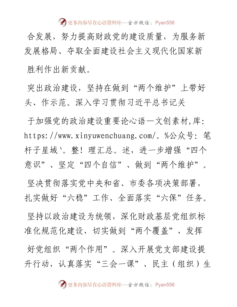 .02.03芜湖市财政局童宗新：践行新时代党的建设总要求推进财政党建工作再上新台阶——如椽巨笔1公众号整理.docx_第2页